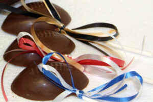 Chocolate Football Sucker